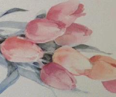 Pintura de Tulipanes