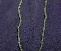 Collar de cristal de Apatita Azul con cierre de palanca esterlina (17)