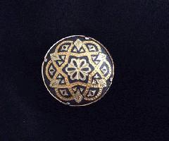 Pin estrella de damasceno hecho en Toledo, España