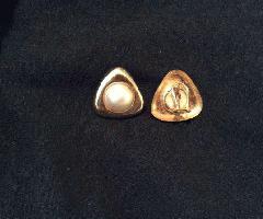  14K mobe pendientes de perlas francés piercing espalda