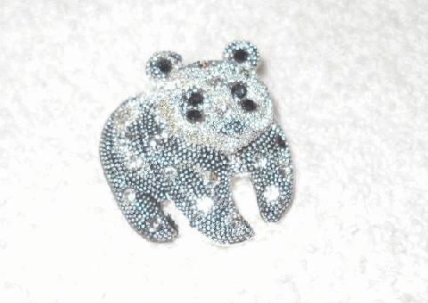 Pin de Diamantes de imitación Oso Panda-NUEVO