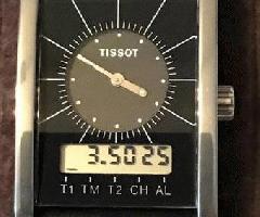Tissot Reloj Vintage de dos Tiempos para Hombre-Perfecto estado!