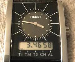 Tissot Reloj Vintage de dos Tiempos para Hombre-Perfecto estado!