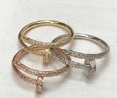 anillo Cartier Love de 18 quilates con diamantes