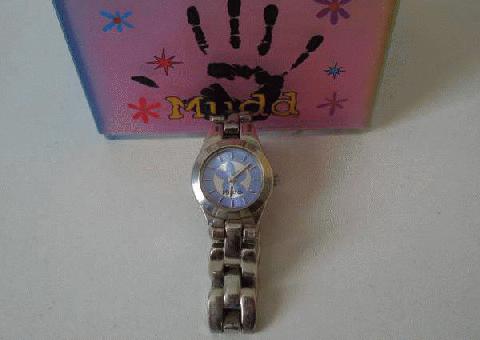 Reloj Mudd Plata (flower power) - Mujer o Adolescentes