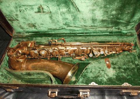 Buescher BIG B, Aristocrat 140 Saxofón Alto, Repad Completo, Etc. 1949