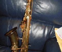 Buescher BIG B, Aristocrat 140 Saxofón Alto, Repad Completo, Etc. 1949