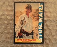 Star Wars Vintage Topps Wonder Bread Luke Skywalker Tarjeta 1977