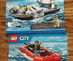 Juego de juguete Lego-Barco Patrulla de la Policía