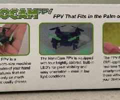  RAGE Nanocam Ultra-Micro FPV RTF Drone Youth Kids Toy NUEVO