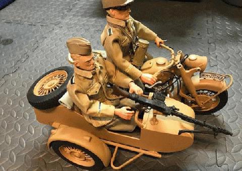 21st Century / G. I. Joe 1 / 6th WW2 Afrika Corp Sidecar