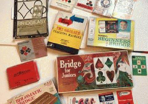  APRENDER PUENTE! Gran carga de artículos de juego de cartas puente, vintage, máquinas