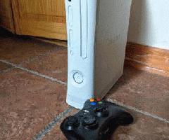 Consola de juegos Microsoft Xbox 360 con Controlador de disco Duro de 60 GB