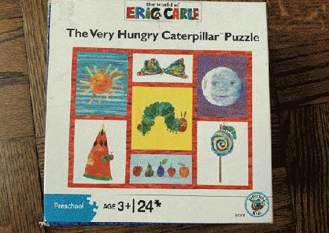 Eric Carle la Oruga Muy Hambrienta 24 pcs Puzzle