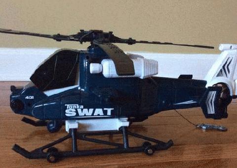 Tonka Toy Swat 401 Helicóptero chopper militar 18.5 a Hasbro