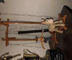 Woody y Bullseye toy story marionetas