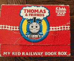 Thomas Mi Caja de Libros de Ferrocarril Rojo