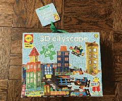Paisaje urbano 3D 42 piezas Jumbo Puzzle con edificios 3D