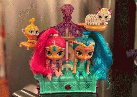 Fisher-Price Nickelodeon Shimmer Shine Float Sing Palace Friends P