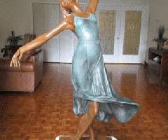Escultura Bailarina Bronce