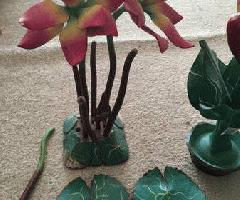  Flores de madera Colorido-volver a montar-artesanía-girasol-moderno-colorido